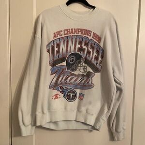 Abercrombie & Fitch Titans sweatshirt AFC Champs A&F Men's M Medium TN 1998 NFL
